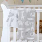 Ziggle personalised cotton knitted baby blanket with jungle animal design Baby Shower Gifts 3